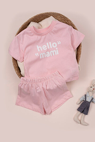 VAUVA Children's Set Shorts T-Shirt 100% Cotton Girls Short Sleeve T-Shirt an...