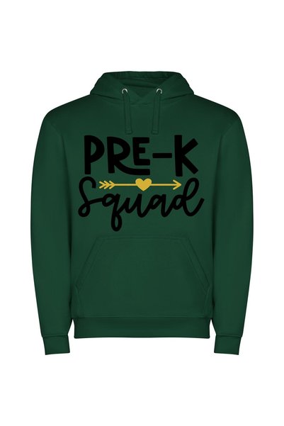 iLovePrints Pre-K Squad Logo Φούτερ με κουκούλα σε χρώμα Πράσινο