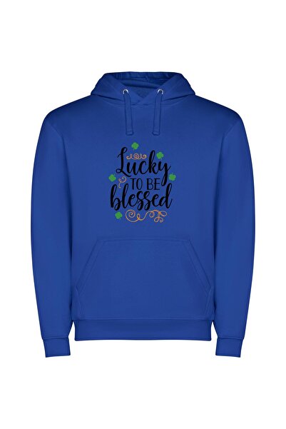 iLovePrints Lucky Shamrocks: A Coherent St Patrick's Blessing Φούτερ με κουκο...