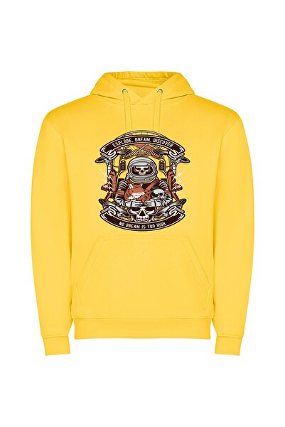 iLovePrints Cosmic Exterminatus: Fancy Midnight Φούτερ με κουκούλα σε χρώμα Κ...