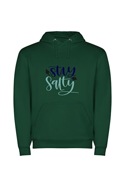 iLovePrints Sultry Salt: Sexy Handwriting Φούτερ με κουκούλα σε χρώμα Πράσινο