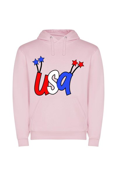 iLovePrints Proudly USA: Star-Spangled Celebration! Φούτερ με κουκούλα σε χρώ...