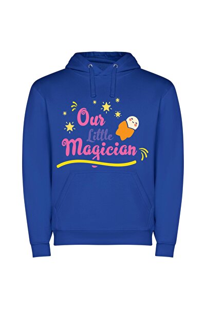 iLovePrints Enchanting Magical Girl Feels Φούτερ με κουκούλα σε χρώμα Μπλε