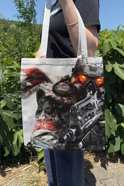 ZipZap Killzone V4 Geantă de pânză cu imprimare pe două fețe pentru jocuri pe...