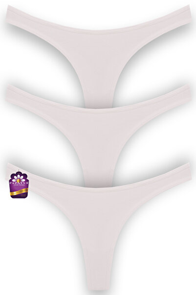 papatya lingerie Комплект от 3 броя икономични памучни прашки с ниска талия w...