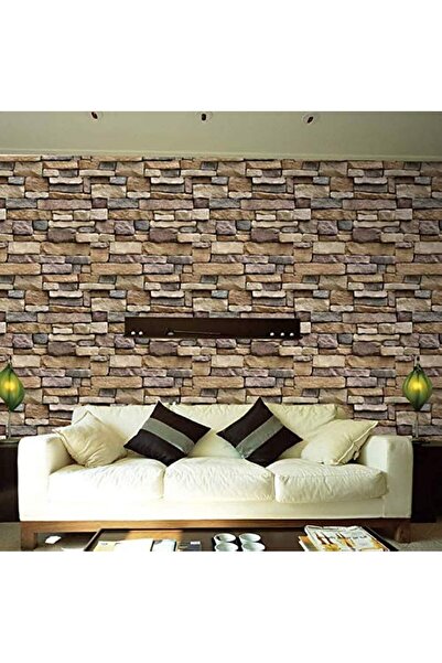 Other Waterproof Stone Brick Wall Sticker Self-adhesive Wallpaper Home Decor ...