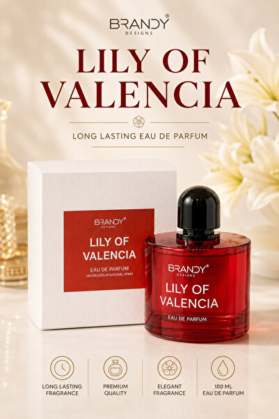 BRANDY DESIGN Lily of Valencia Eau de Parfum by Brandy Designs 100ml – Long-L...