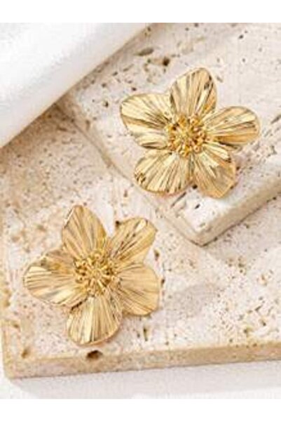 OEM 1 pereche de cercei vintage cu design floral exagerat francez, potriviți ...