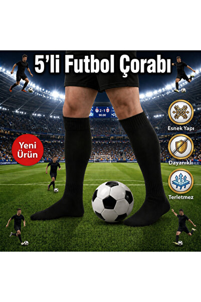 BS BEYAZ SHOES 5 pari fudbalskih čarapa, fudbalski grejači za noge, čarape za...