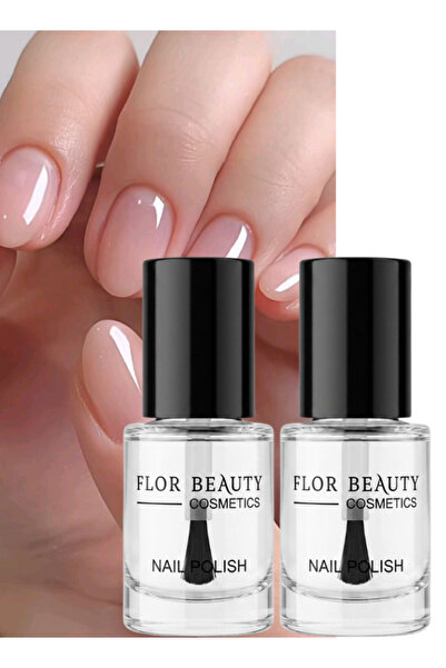 flor beauty 2 Pieces Cosmetics Nail Polish