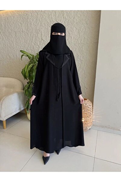 Rooz عباية بليزر رسمية – رط من الخصر بتصميم انيق رقمها 102