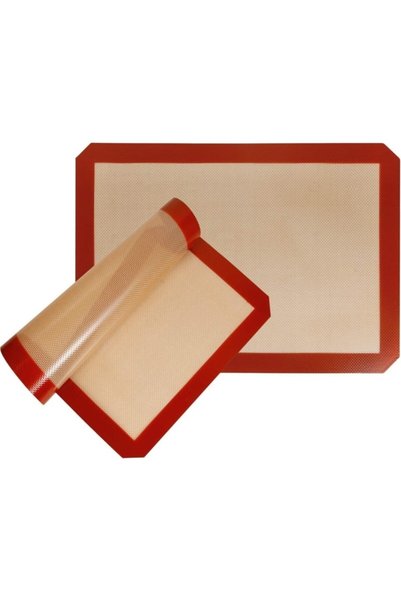 Ufak Tefek Şeyler Fireproof Non-Stick Silicone Baking Mat 30X40 cm - Washable Oven Mat and Dough Rolling Mat