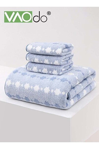 VAODO 4PCS Bath Towel Set, 1 Oversized Bath Towels and 3 Towels, Highly Absor...