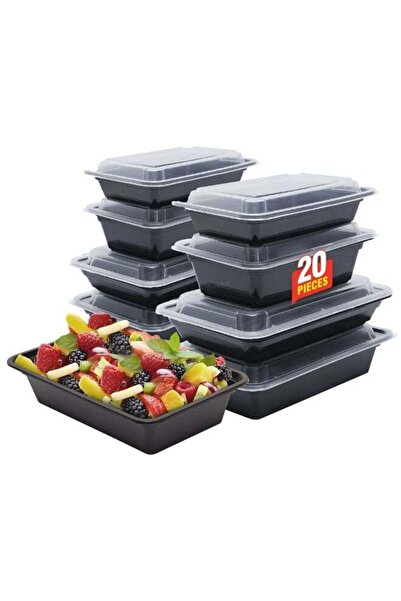Duravel Meal Prep Food Containers with Lids Microwave Safe, 18.5 x 12.5 x 7.5...