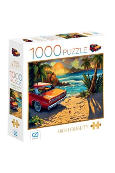 CA Games لغز السيارة على الشاطئ 1000 قطعة