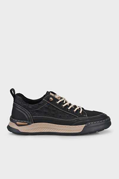 MARCOMEN 23511 Men's Embossed Parachute Fabric Elastic Sneaker Shoes