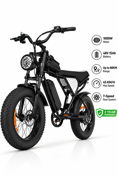 Ummelia Azera 8 MAX 1000W Electric Bike| 48V 20Ah Lithium Battery| Up to 80KM...