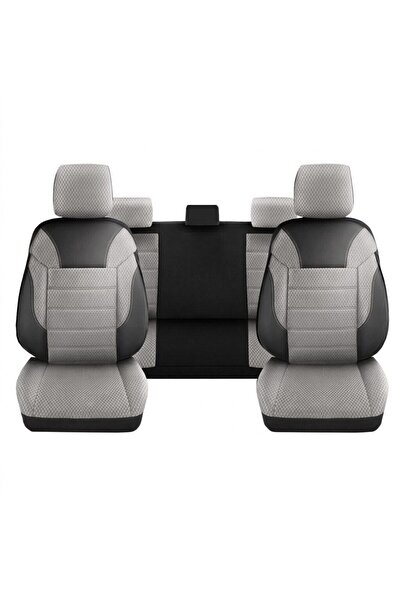 Deluxe Set Huse Scaune Auto DeluxeBoss, stofa cu piele ecologica, pt bancheta...