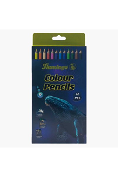Flamingo Color Pencil, 12 pcs