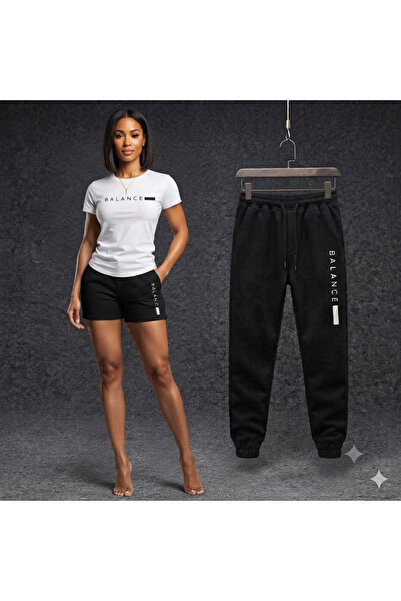 CLOTHES33 T-Shirt, Sweatpants, Shorts 3-Piece Combination Thin Summer Sweat-A...