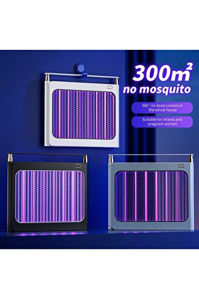 PlayFun Lampă Anti-Țânțari UV Portabilă, Încărcare Type-C