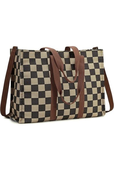BTOOP Laptop Tote Bag for Women Work 15.6 inch Canvas Shoulder Bags Computer ...