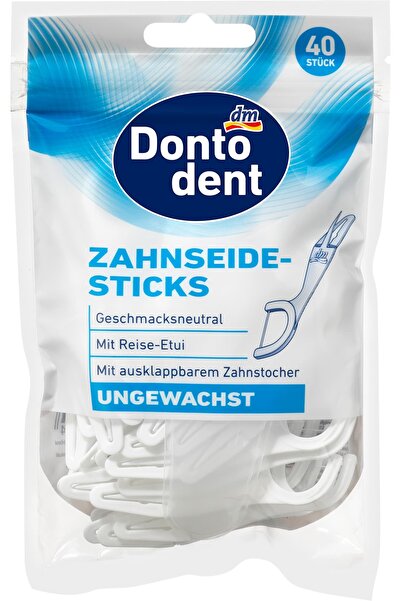 OEM Sticks-uri de ață dentară necerată, 40 buc
