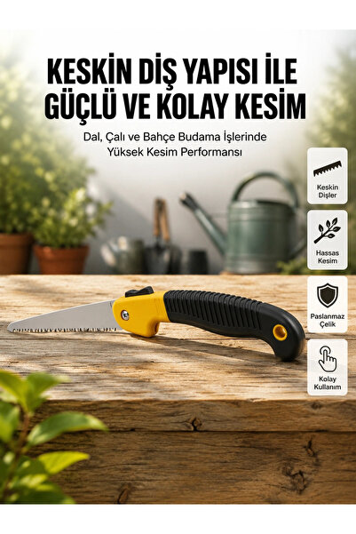 ARMÜZ Ergonomic Handle Foldable Pruning Saw