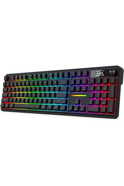 REDRAGON لوحة مفاتيح الألعاب K668 RGB، 104 مفاتيح + 4 مفاتيح اختصار إضافية، ل...