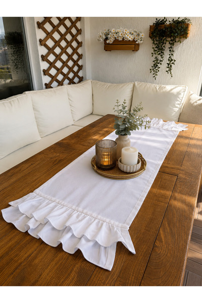 Decamor home حذاء رنر أبيض مزدوج الطبقات بدون خياطة من إنسي فينتيج