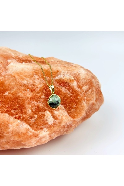 DİELNA | TURKUAZ NECKLACE | TURKUAZ TAŞLI KADIN KOLYESİ