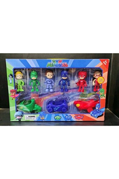PJMASKS Cartoon Superhero PJ Masks Toy Set multicolor Car