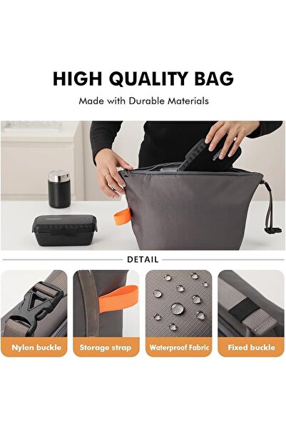 NALACAL Lunch bag for Adult Women Men, Reusable High Capacity Lunch Tote Bags...
