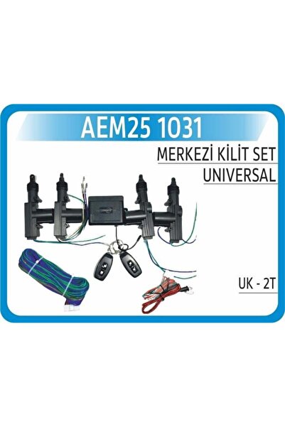 AEM MERKEZİ KİLİT SET UZAKTAN KUMANDALI - 2 TUŞ