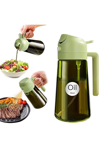 GENERAL YARRAMATE 470ml Light-Blocking Dark Oil Sprayer for Cooking, 2 in 1 O...