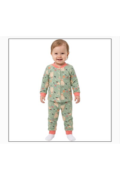 Yeşil Mutfak Pijama Takımı