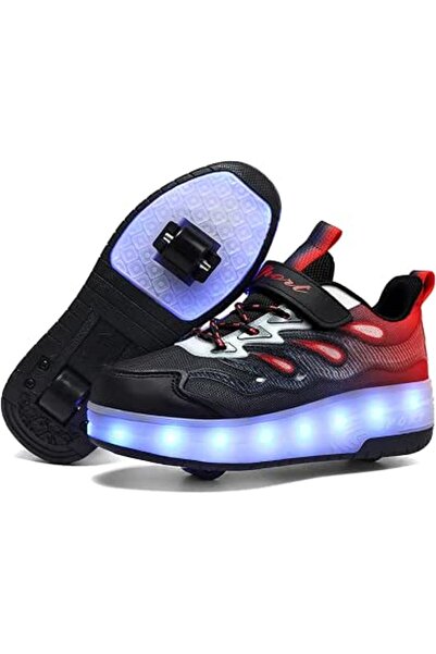 GENERAL Roller Skate Shoes for Girls Boys with Led Light Up, 3 in 1 Sneaker S...