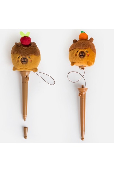 OEM Pix pop-up cu capibara și ornament în formă de fruct - 23 cm, corp din pl...