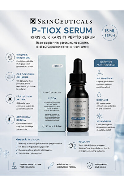 SkinCeuticals Ptiox 9 Peptide Serum That Provides Care Against 9 Different Ty...