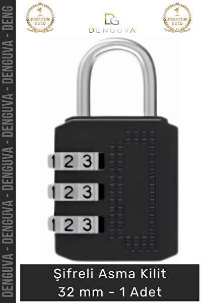 Denguva # Padlock Secure Durable Steel Body Practical Protection-Providing Lo...