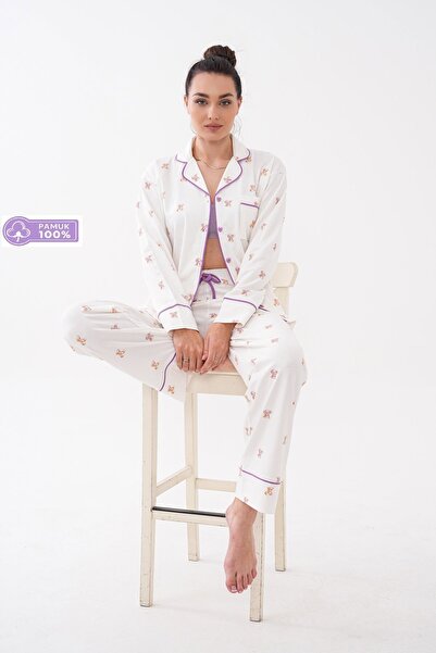 LULUS FRİENDS Shirt Collar Long Sleeve Front Heart Button Pocket Detailed Min...