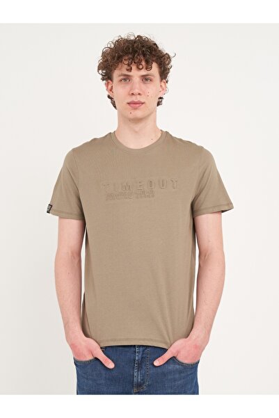 Timeout - Tricou barbat cu maneca scurta si detalii logo