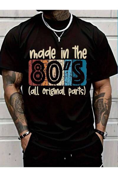4CR Made In The 80s 1980s Retro Nine Eighties Vintage Music T-Shirt Women's M...