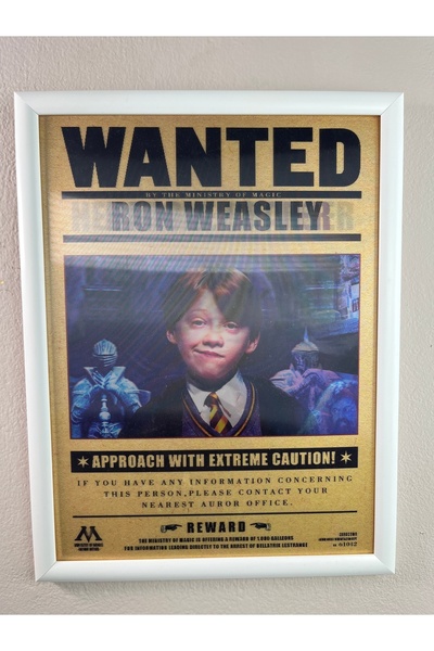 Harry Potter Lenticular 3D Hareketli Poster 30x40 cm, Daily Prophet Wanted Se...