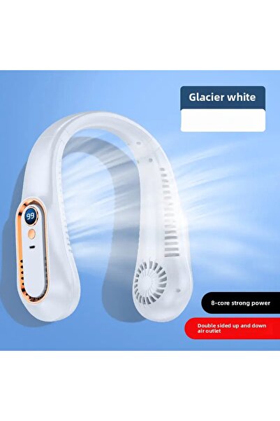 Morvena Picks Ventilator alb pentru gât - Ventilator pentru gât - 5 setări de...