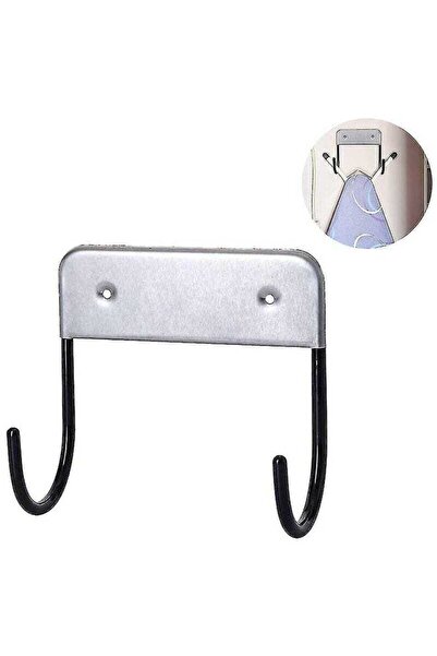 STARSTAR Two-piece stainless steel ironing board holder, black