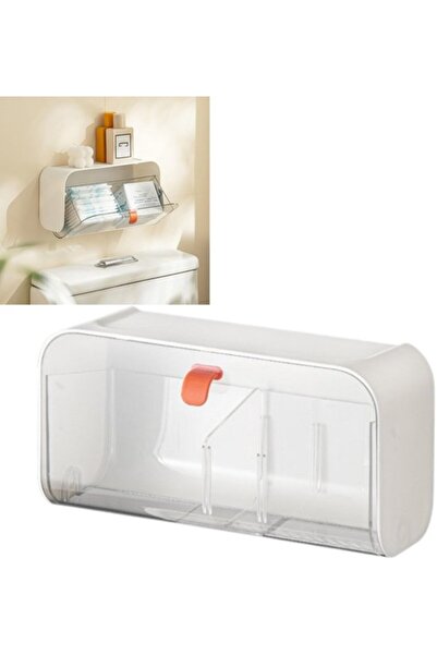 STARSTAR White 22x9.3x11.3 cm Bathroom Sanitary Tampon Storage Box