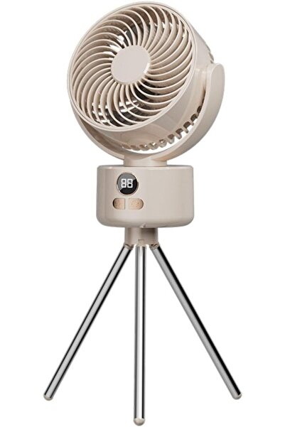 STARSTAR Rechargeable Camping Table Fan with Detachable Stand, Tripod Mount, ...