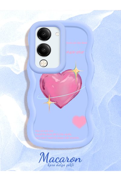 CHICASELUX Vivo Y19 5G/19S 5G/Y19E Compatible Case with Sweet Pink Heart Moti...