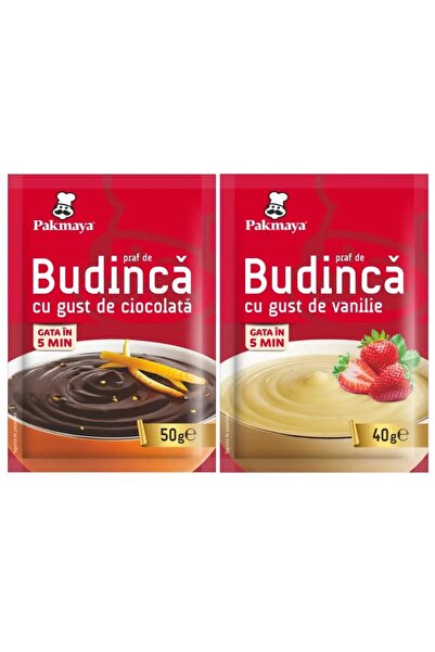 Pakmaya achet mixt budincă Pakmaya, vanilie și ciocolată, 10 plicuri, 450 g